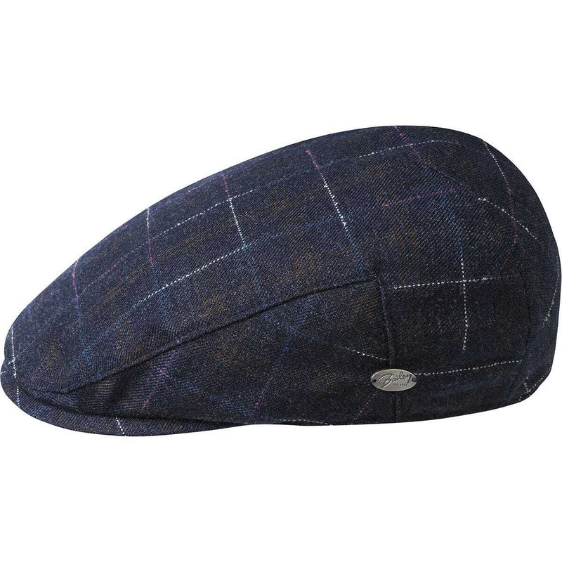 Load image into Gallery viewer, Bailey Mens Spark Ivy Flat Cap Hat - Navy-1
