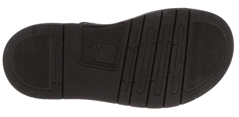 Load image into Gallery viewer, Dr. Martens Womens Chilton Slide Leather Sandal w/ Adjustable Strap-Black Hydro-3
