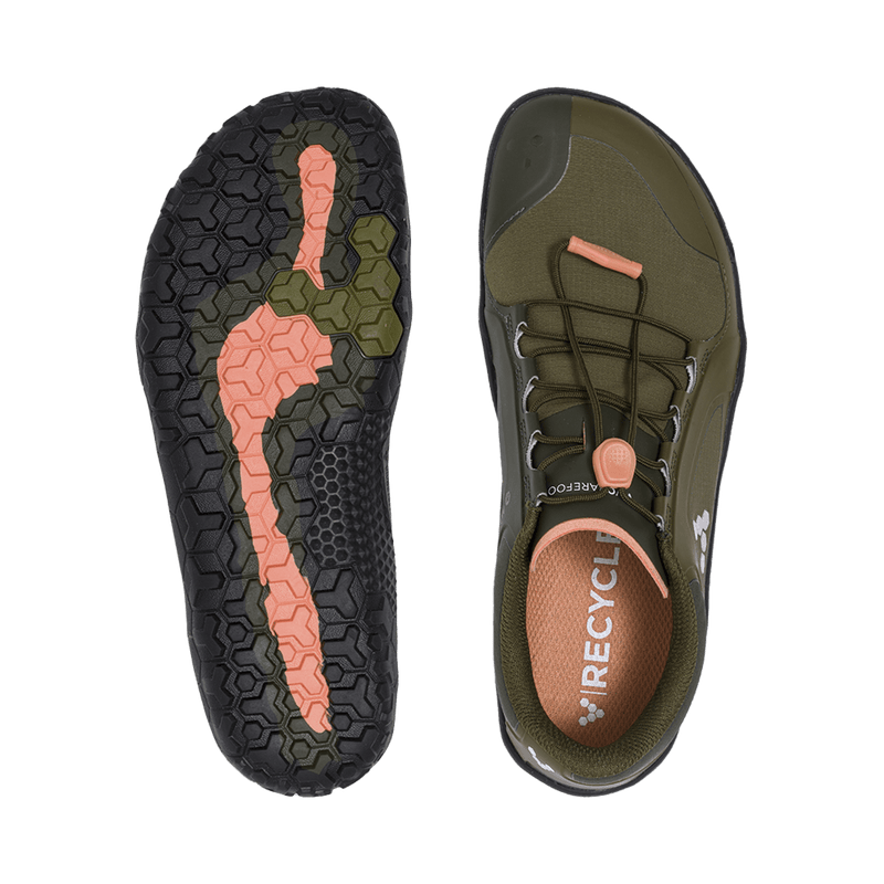Load image into Gallery viewer, Vivobarefoot Primus Trail III All Weather FG Womens Dark Olive-1
