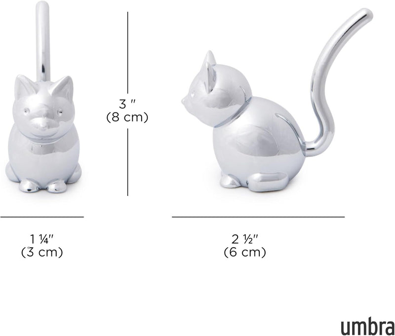 Load image into Gallery viewer, Umbra Zoola Cat Chrome Ring Holder-2

