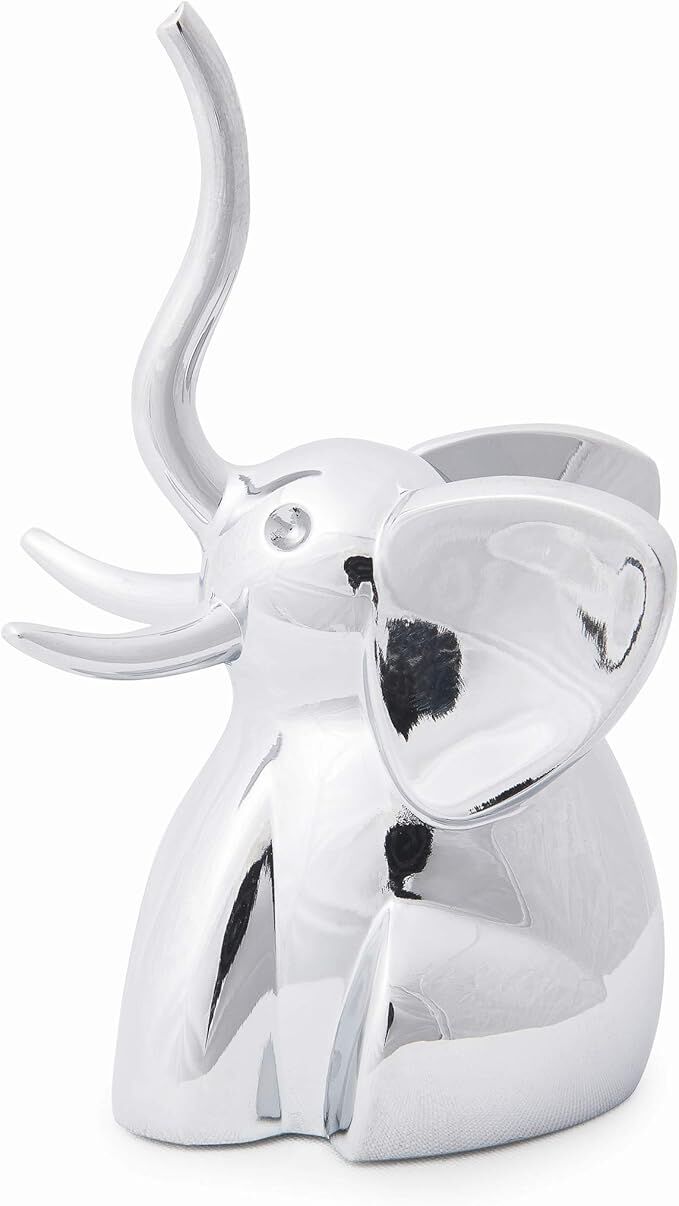 Load image into Gallery viewer, Umbra Zoola Elephant Chrome Ring Holder-4
