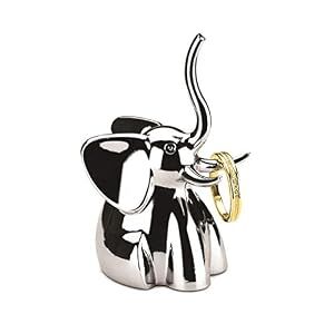 Load image into Gallery viewer, Umbra Zoola Elephant Chrome Ring Holder-2
