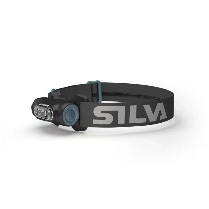 Silva Explore 4 Headlamp with adjustable strap, waterproof design, 400 lm LED, ideal for outdoor adventures and night activities.