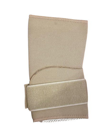 Neoprene Orthopedic Elbow Brace – Large, Cream with Velcro Straps