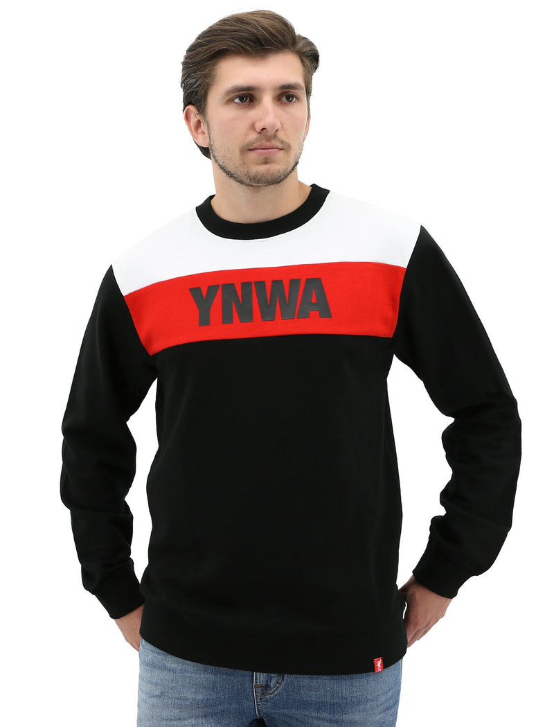 Load image into Gallery viewer, Liverpool FC Mens Crew Jumper Sweatshirt Winter Warm Soccer Football LFC - Black-5
