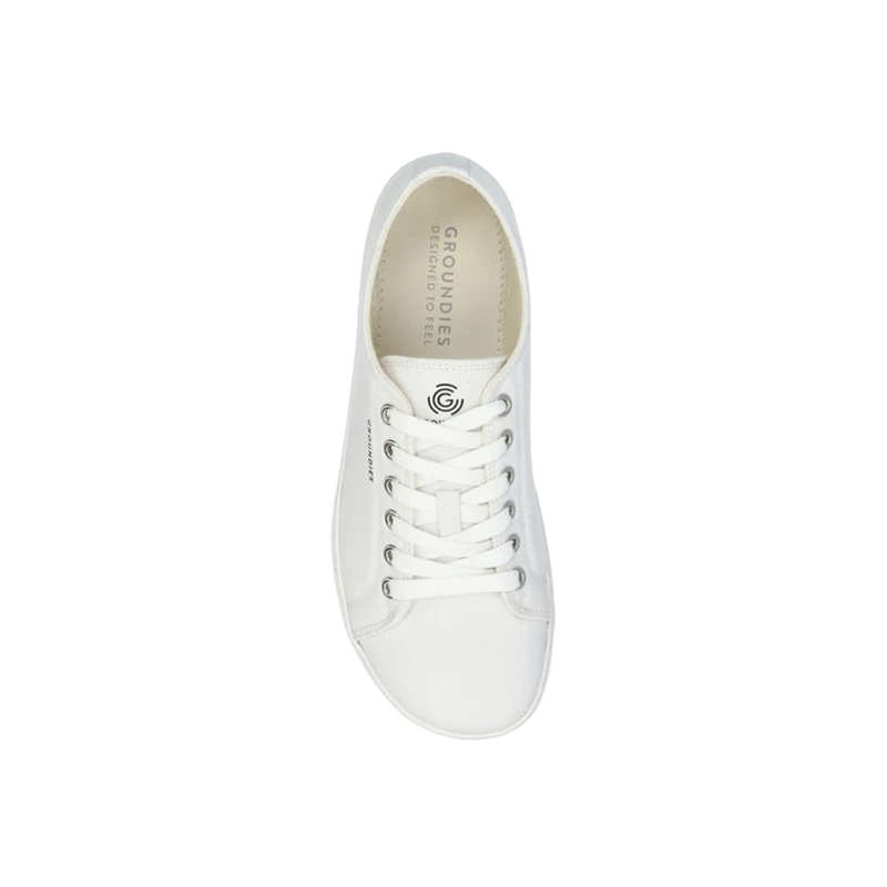 Load image into Gallery viewer, Groundies Lima Women's Vegan Barefoot Sneakers – White
