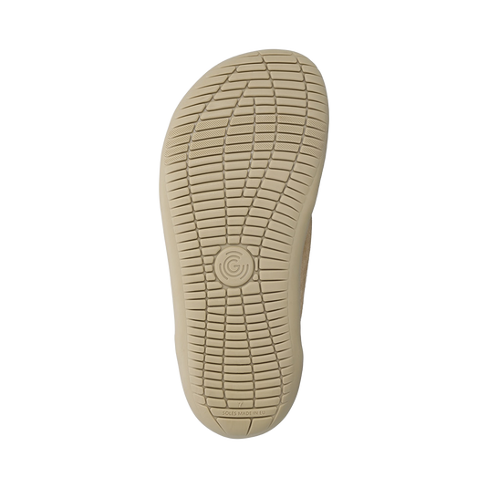 Groundies Cricket Men's Barefoot Moccasins – Beige