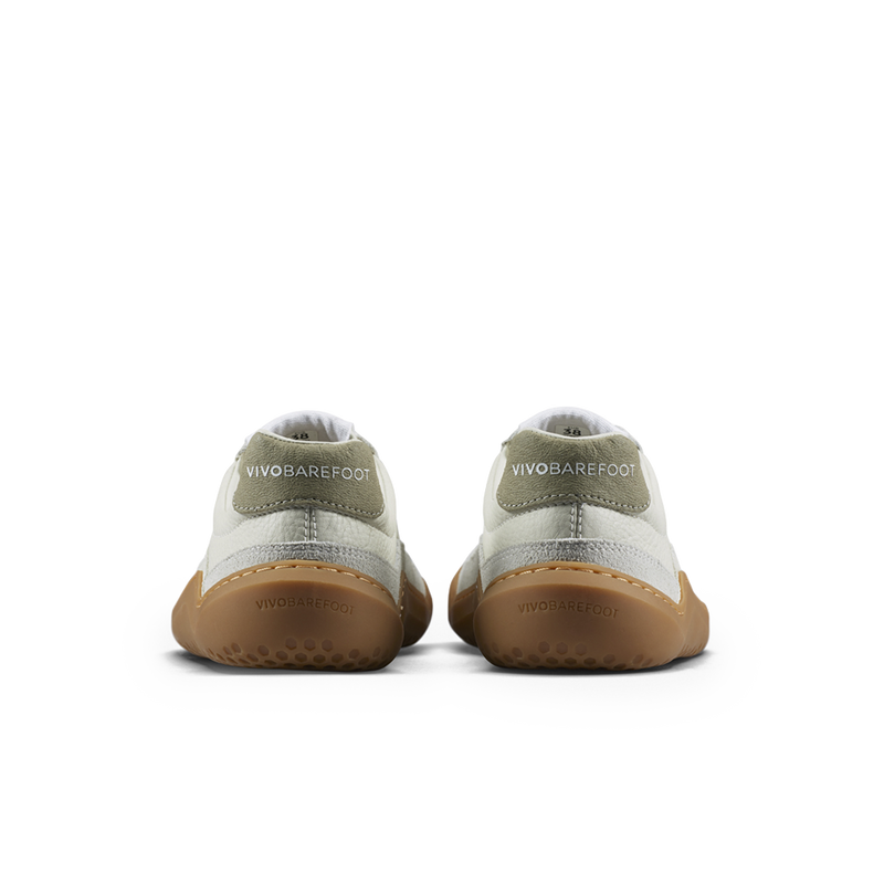 Load image into Gallery viewer, Vivobarefoot Gobi III Sneaker Leather Womens Limestone Dusty Green-4
