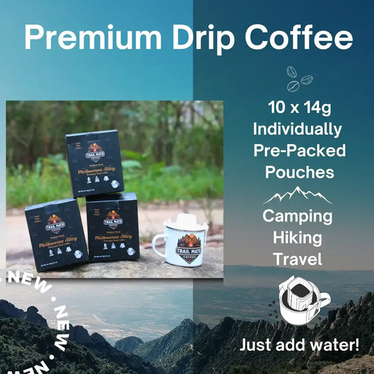 Melbourne Alley Premium 14g Drip Filter Coffee Individual Brews | Adventureco