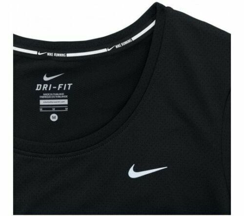 Load image into Gallery viewer, Nike Womens Dri-Fit Running Gym T-Shirt Top Short Sleeve - Black
