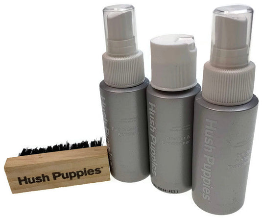 HUSH PUPPIES Shoe Care Travel Box Kit Set Brush Boots Shoes Sneakers-2