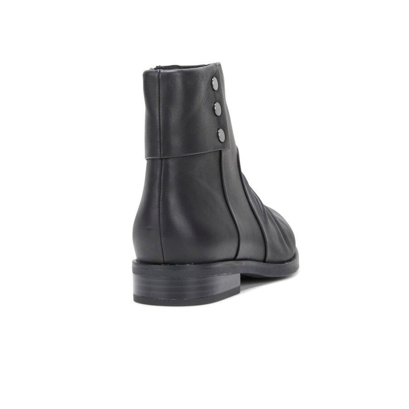 Load image into Gallery viewer, Hush Puppies Womens Hayworth Leather Heels Ankle Boots with Zip Shoes - Black-3
