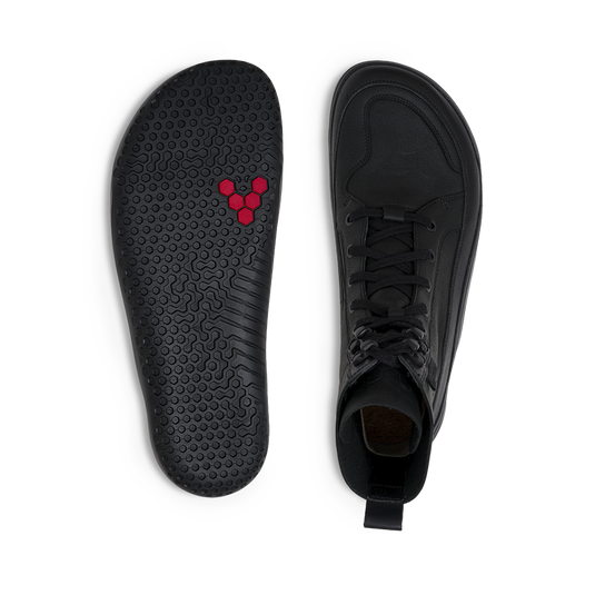 Vivobarefoot Gobi Boot Mens Obsidian-1