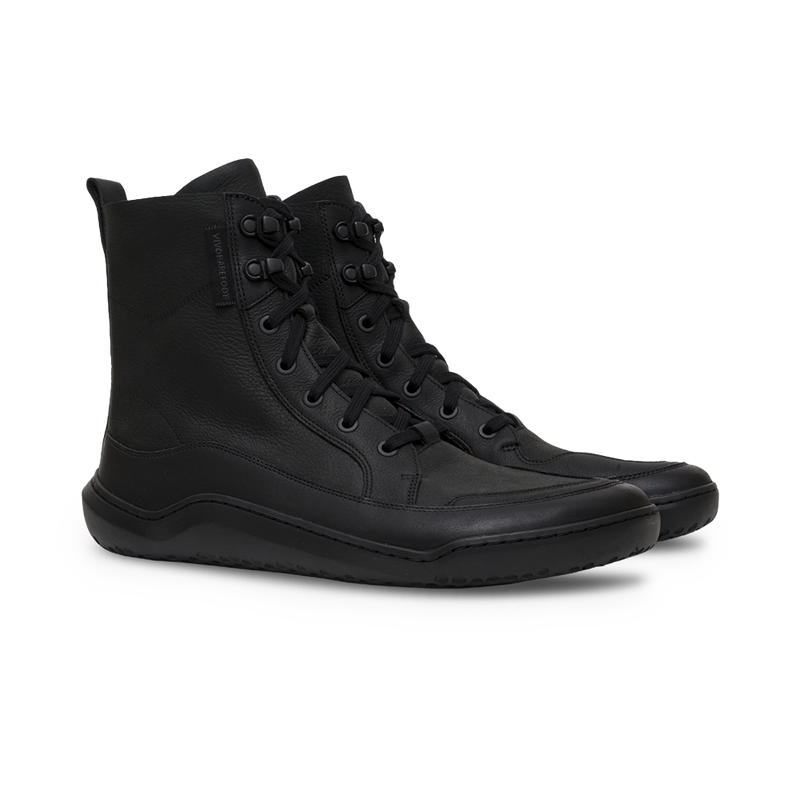 Load image into Gallery viewer, Vivobarefoot Gobi Boot Mens Obsidian-3
