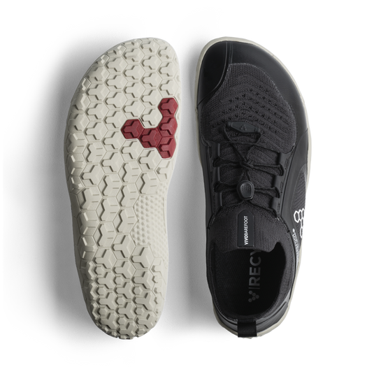 Vivobarefoot Primus Trail Knit FG Mens Obsidian/Sandstone-1