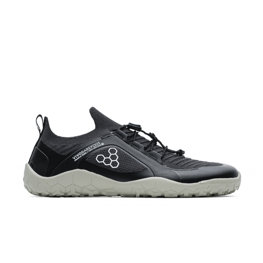 Vivobarefoot Primus Trail Knit FG Mens Obsidian/Sandstone-0
