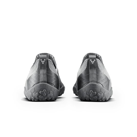 Vivobarefoot Primus Trail Knit FG Men's Trail Shoe – Ultimate Grey/Storm Cloud