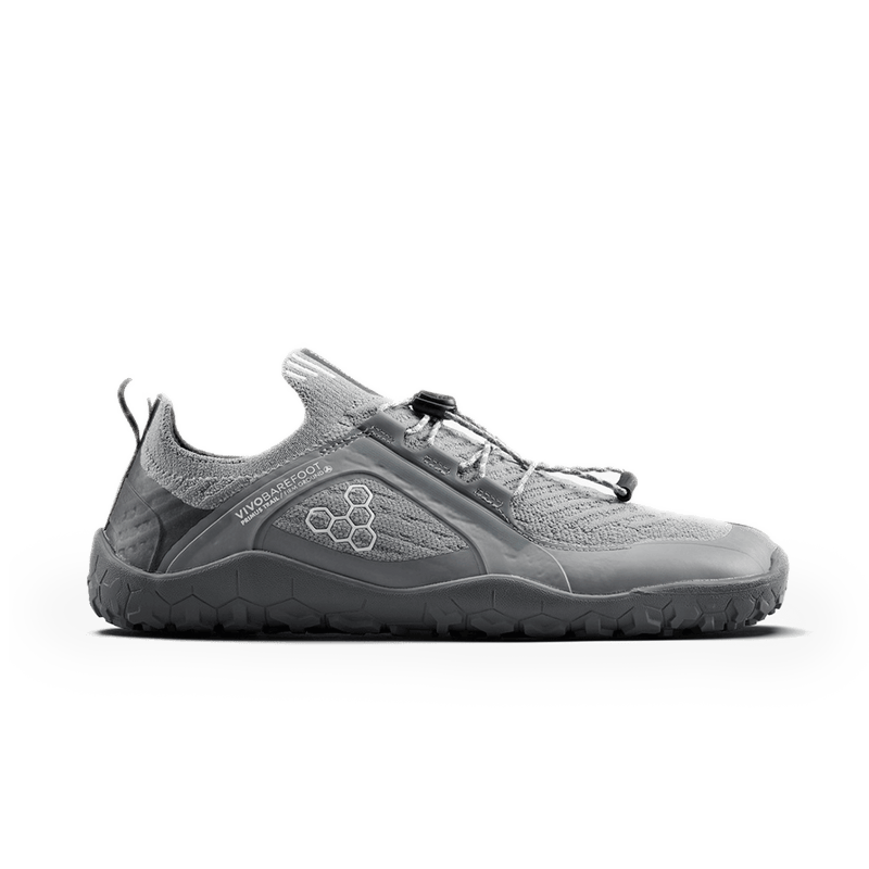 Load image into Gallery viewer, Vivobarefoot Primus Trail Knit FG Men's Trail Shoe – Ultimate Grey/Storm Cloud

