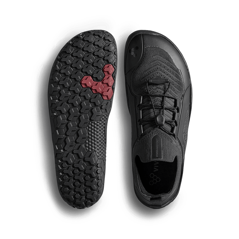 Load image into Gallery viewer, Vivobarefoot Primus Trail Knit FG Men's Barefoot Trail Runner – Obsidian
