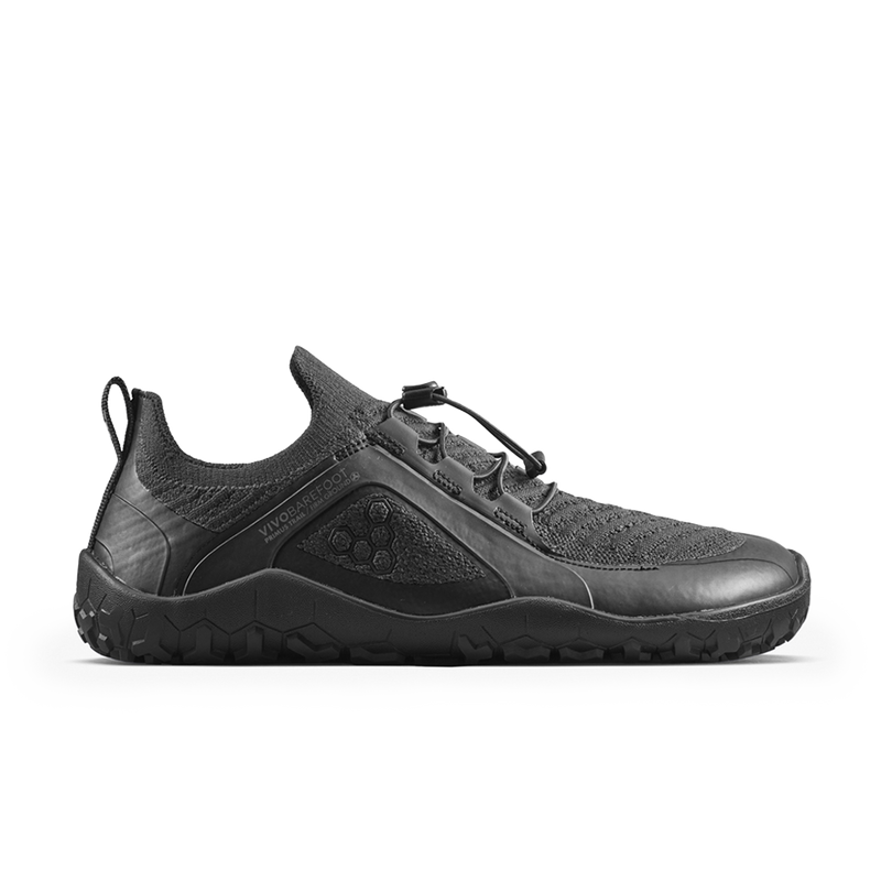 Load image into Gallery viewer, Vivobarefoot Primus Trail Knit FG Grounded Mens Obsidian/Obsidian-0
