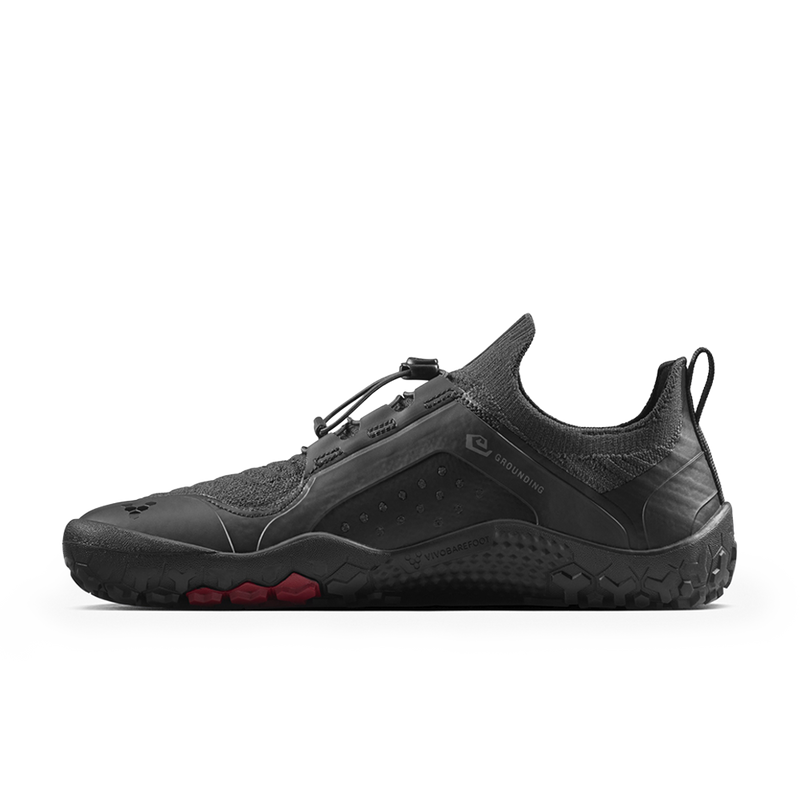 Load image into Gallery viewer, Vivobarefoot Primus Trail Knit FG Grounded Mens Obsidian/Obsidian-2
