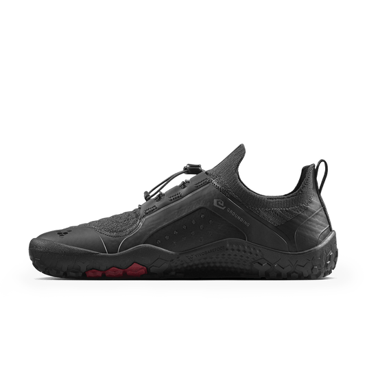 Vivobarefoot Primus Trail Knit FG Grounding Mens Obsidian/Obsidian