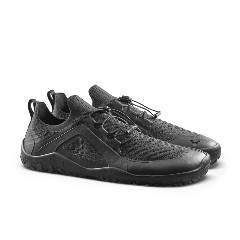 Load image into Gallery viewer, Vivobarefoot Primus Trail Knit FG Grounded Mens Obsidian/Obsidian-3
