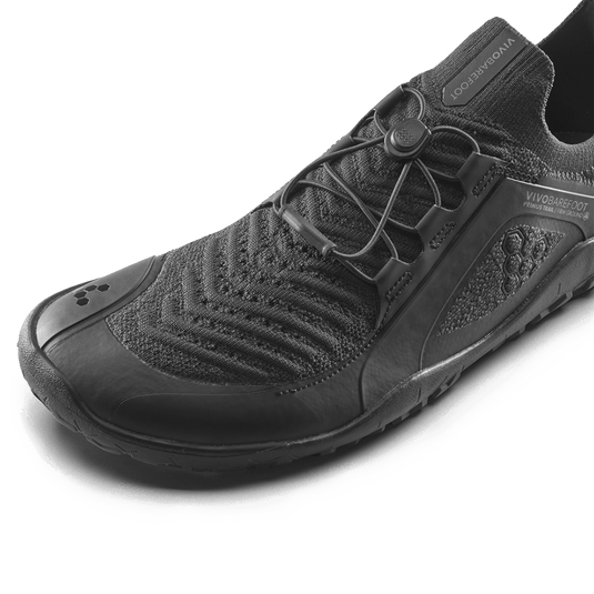 Vivobarefoot Primus Trail Knit FG Grounding Mens Obsidian/Obsidian