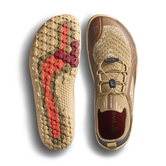Vivobarefoot Primus Trail Knit FG Mens Wood-1