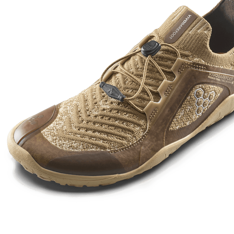 Load image into Gallery viewer, Vivobarefoot Primus Trail Knit FG Men's Barefoot Trail Runner – Wood
