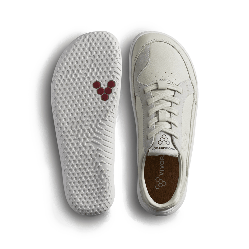 Load image into Gallery viewer, Vivobarefoot Gobi III Men's Barefoot Leather Sneaker – Limestone
