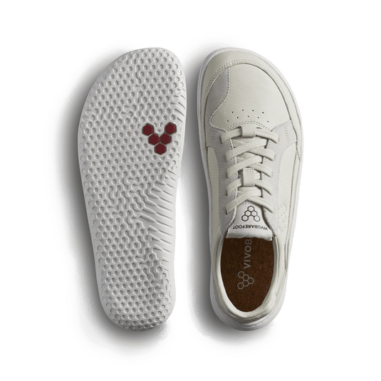 Vivobarefoot Gobi III Men's Barefoot Leather Sneaker – Limestone