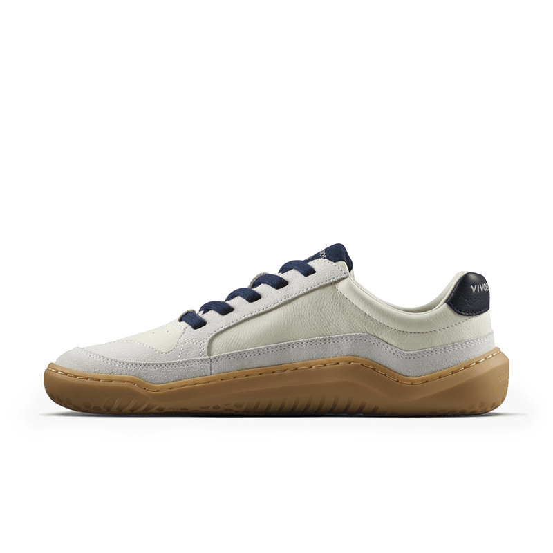 Load image into Gallery viewer, Vivobarefoot Gobi III Sneaker Leather Mens Limestone/Seaborne

