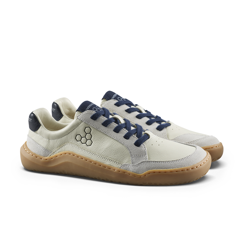 Load image into Gallery viewer, Vivobarefoot Gobi III Sneaker Leather Mens Limestone/Seaborne-3

