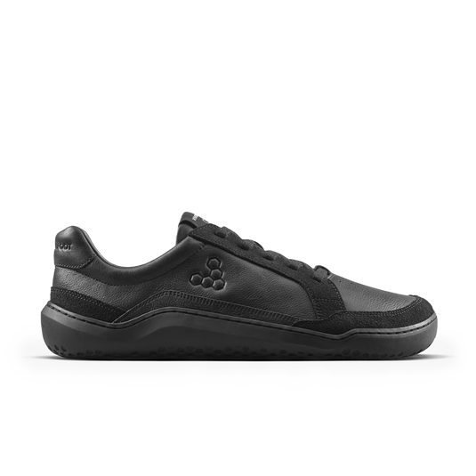 Vivobarefoot Gobi III Sneaker Leather Mens Triple Obsidian-0