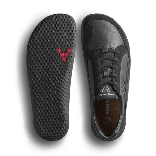 Vivobarefoot Gobi III Sneaker Leather Men’s Triple Obsidian