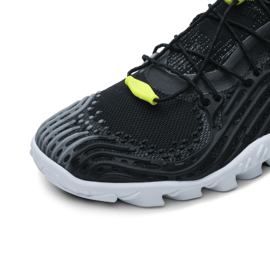 Vivobarefoot Hydra ESC Men's Barefoot Swimrun Shoe – Obsidian/Safety Yellow