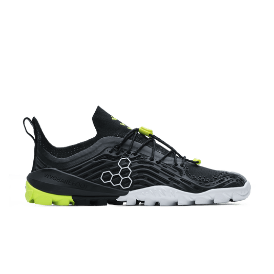 Vivobarefoot Hydra ESC Men's Barefoot Swimrun Shoe – Obsidian/Safety Yellow