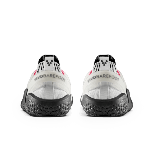 Vivobarefoot Motus Strength Mens Blue Tint performance sneakers rear view for workouts