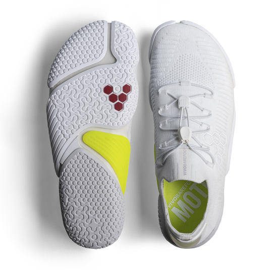 Vivobarefoot Motus Flex Men's Barefoot Training Shoe – Bright White