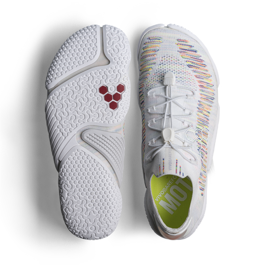 Vivobarefoot Motus Flex Men's Barefoot Training Shoe – White Space Dye