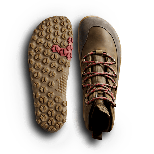 Vivobarefoot Tracker Leather AT Women's Barefoot Hiking Boot – Bracken
