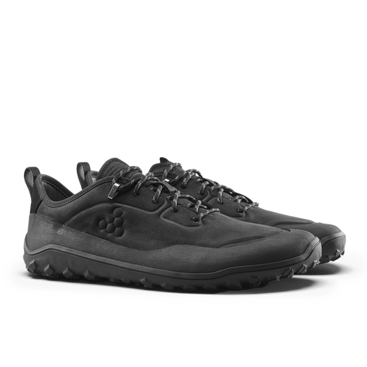 Vivobarefoot Tracker Leather AT Low Womens Obsidian-3