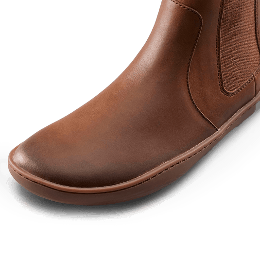 Vivobarefoot Sensus Chelsea Men's Barefoot Chelsea Boot – Dark Tan