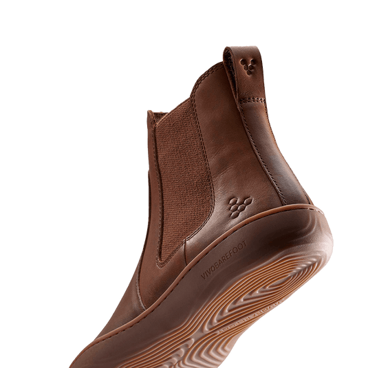 Vivobarefoot Sensus Chelsea Men's Barefoot Chelsea Boot – Dark Tan