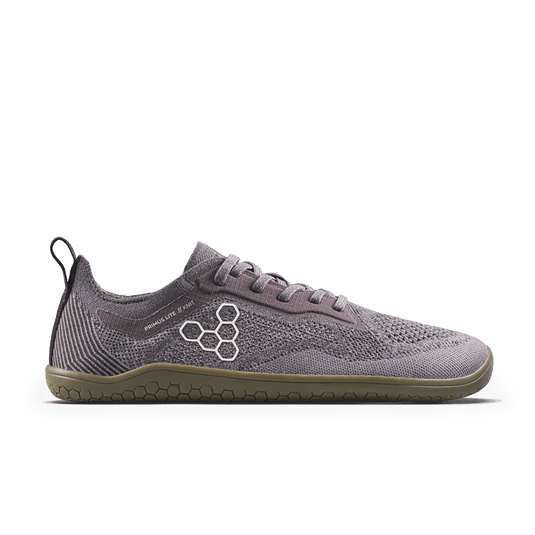 Vivobarefoot Primus Lite Knit Natural Men's Barefoot Trainer – Dark Gull Grey