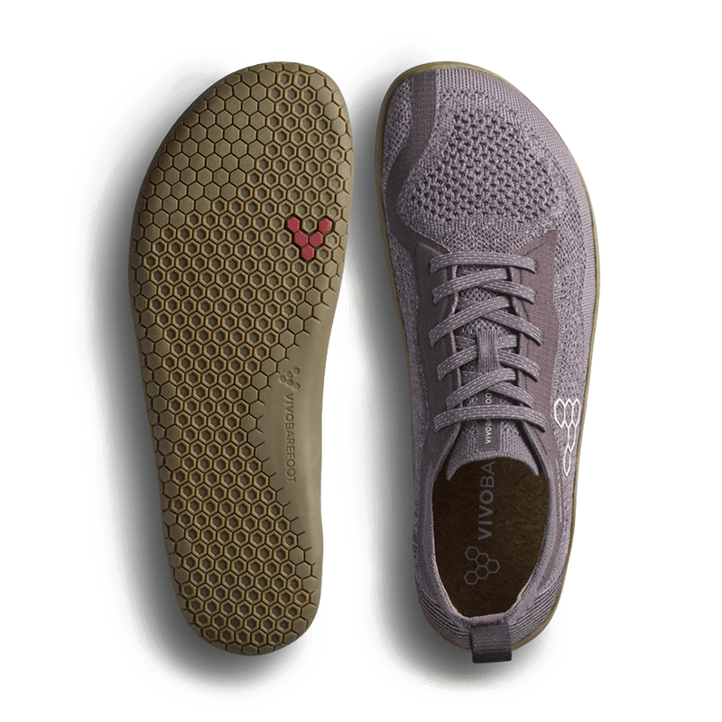 Load image into Gallery viewer, Vivobarefoot Primus Lite Knit Natural Men's Barefoot Trainer – Dark Gull Grey
