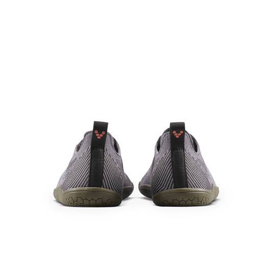 Vivobarefoot Primus Lite Knit Natural Men's Barefoot Trainer – Dark Gull Grey