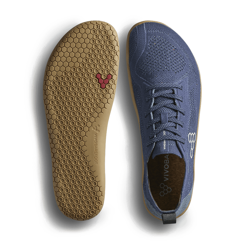 Load image into Gallery viewer, Vivobarefoot Primus Lite Knit Natural Men's Barefoot Trainer – Deep Ocean
