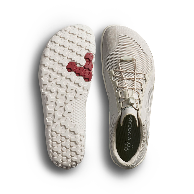 Load image into Gallery viewer, Vivobarefoot Primus Trail FG 3.5 Mens Silver Birch-1
